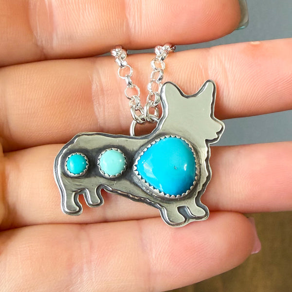 Corgi LARGE Necklace 20"