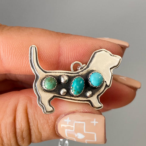 Basset Hound Necklace 20”