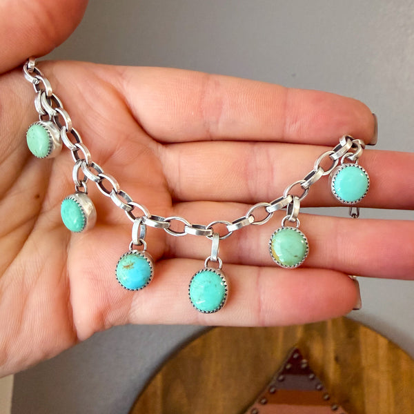 Circle the Wagons Charm Bracelet 6.5“