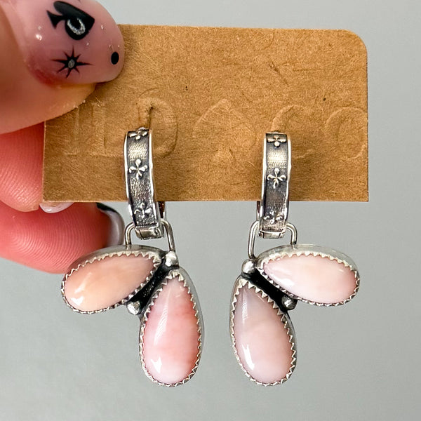 Double Funk Huggie Earrings