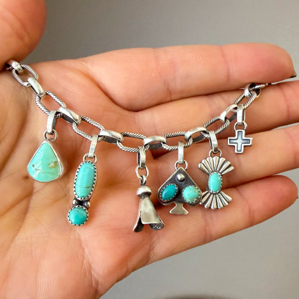 West n Wild Spade Charm Bracelet 6.5"