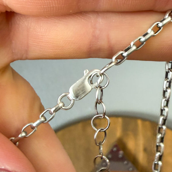 Diamond Middle Cluster Necklace 20"