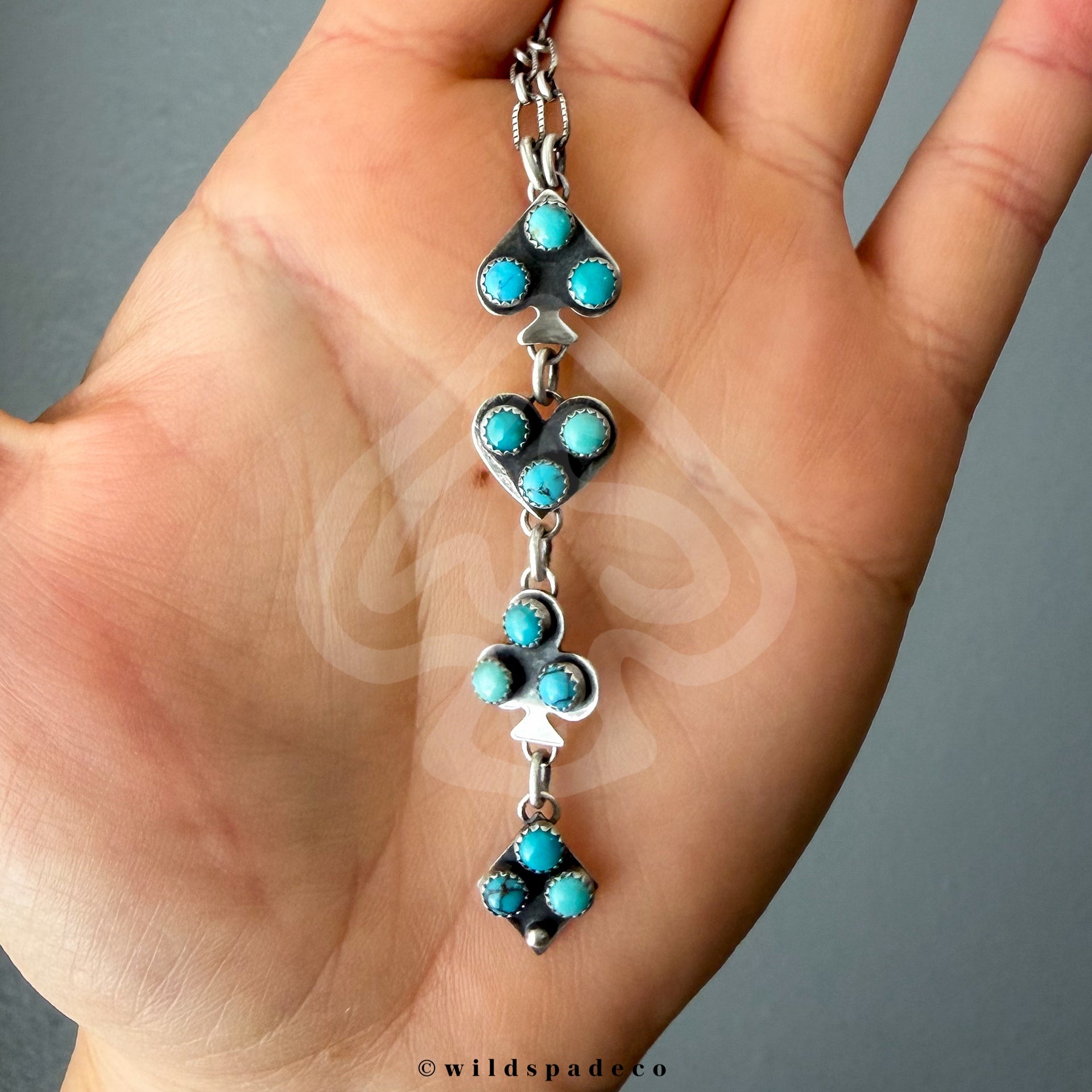 Suits Charmed Lariat Necklace 18”