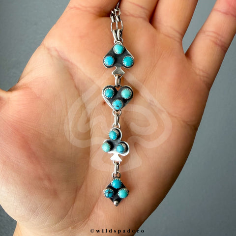 Suits Charmed Lariat Necklace 18”