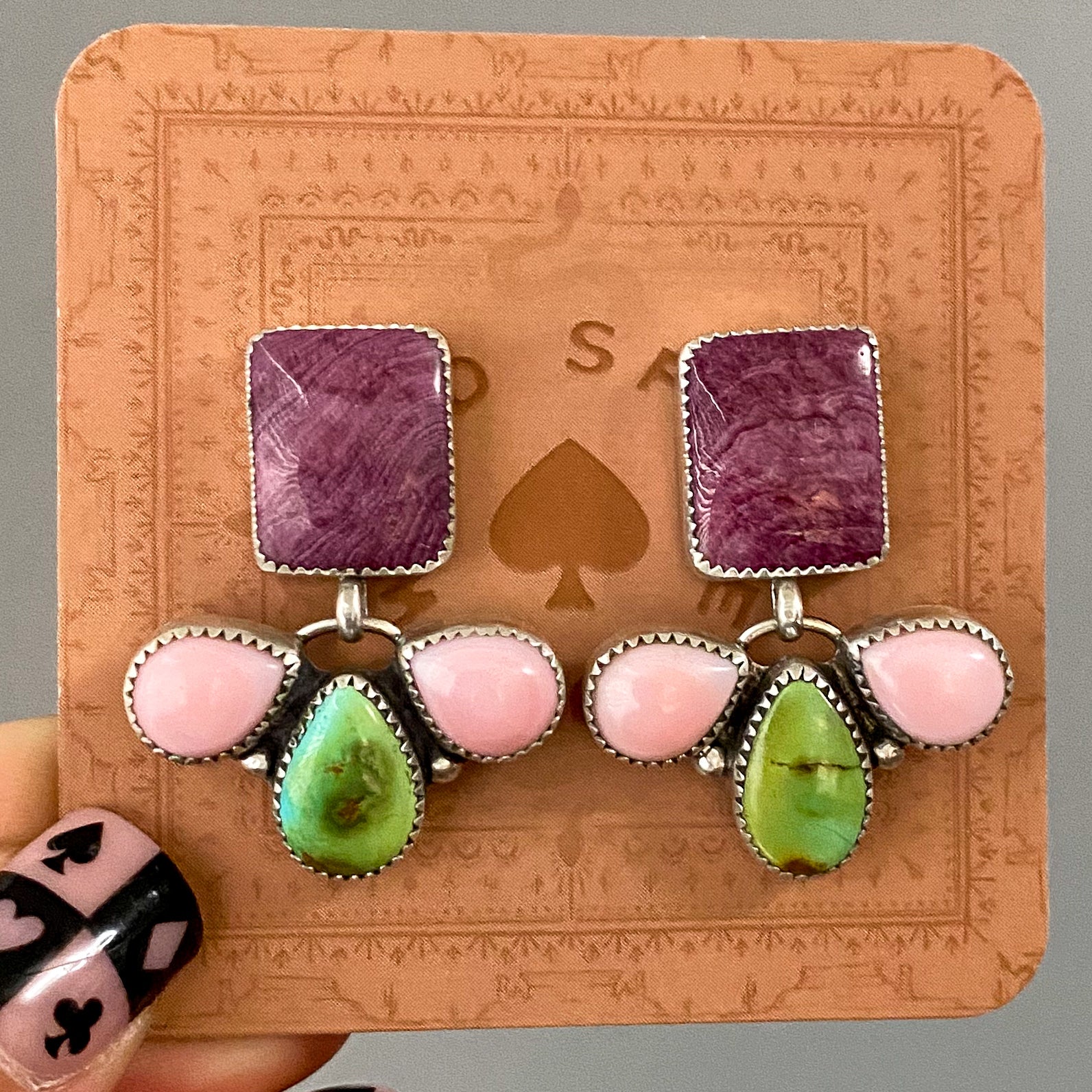 Purple Mixer Earrings