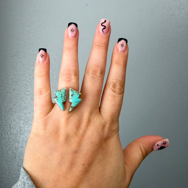 Lightning Split Ring Size 7-8