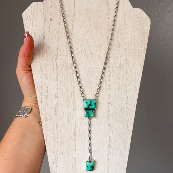 Simple Lariat Necklace 22“