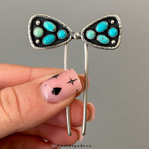 Cluster Disco Bow Hair Pin