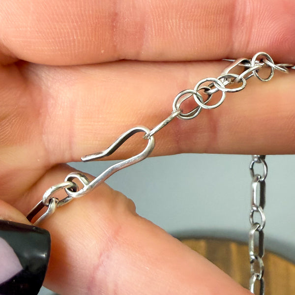 Double Cluster Lariat Necklace