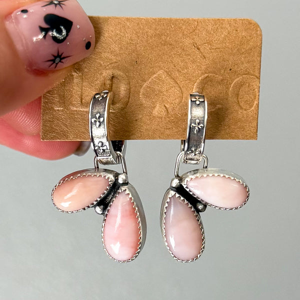 Double Funk Huggie Earrings