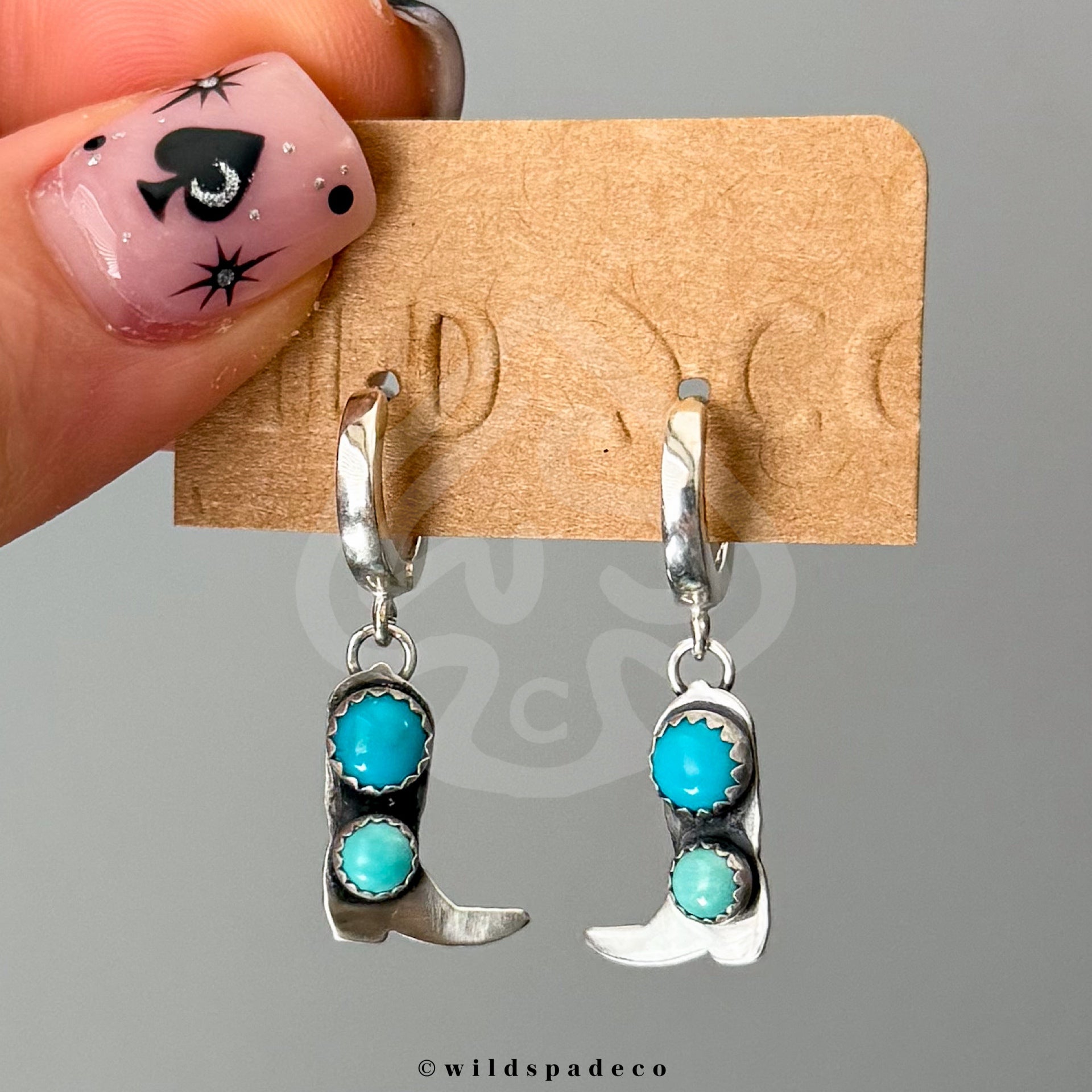 Boot Scoot Huggie Earrings