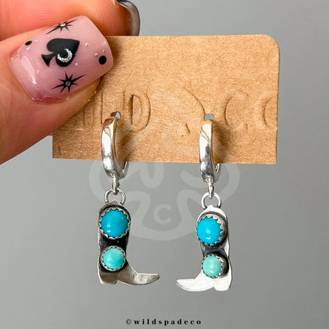 Boot Scoot Huggie Earrings