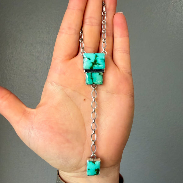 Simple Lariat Necklace 22“