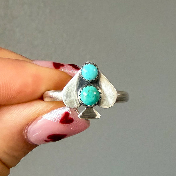 Spade Stacker Smooth band Size 9.5